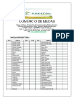 Mudas Frutiferas Atualizada 2017 Sempre Preço PDF