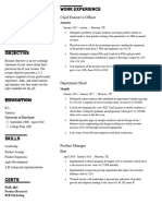 Basic Word Resume Template