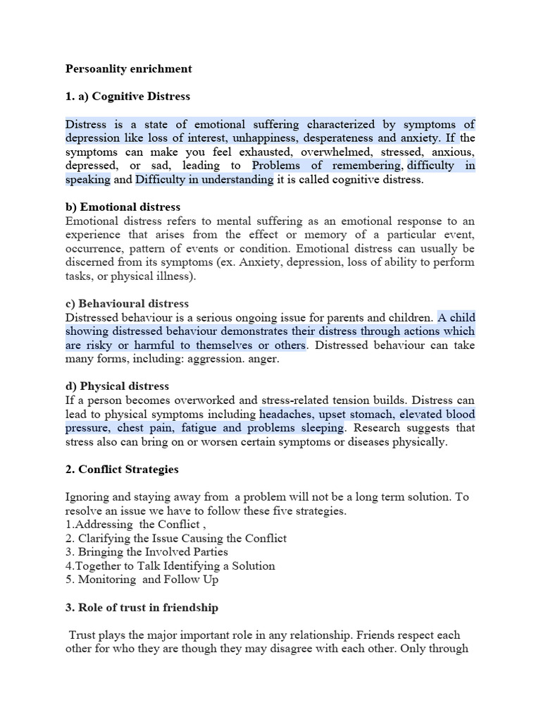 Stress Management & Well-being Guide | PDF | Psychology | Mental Health