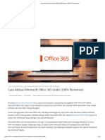Cara Aktivasi Microsoft Office 365 Gratis (100 Permanen)