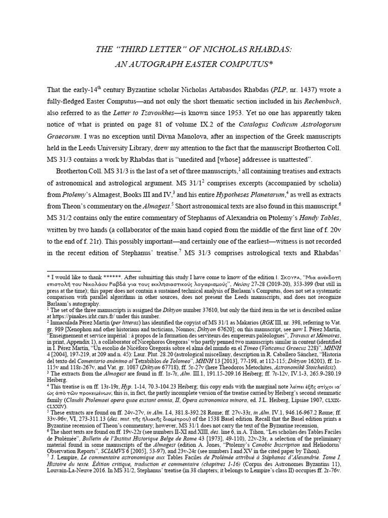 Rhabdas Estudios | PDF | Calendar