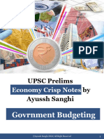 Ayussh Sanghi - Study Material Sample New WKRETZc055 Ayushh Sanghi - Government Budgeting