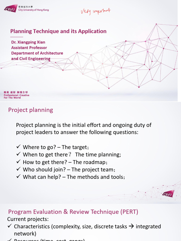 Week+7 Planning+Technique+and+Its+Application 20240305 | PDF | Project ...