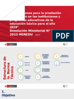 PPT Resolución Ministerial #587-2023-MINEDU