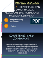 Analisis Kebijakan Kesehatan Pertemuan 6