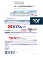 Admisión Proceso de Inscripción