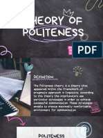 Theory of Politeness