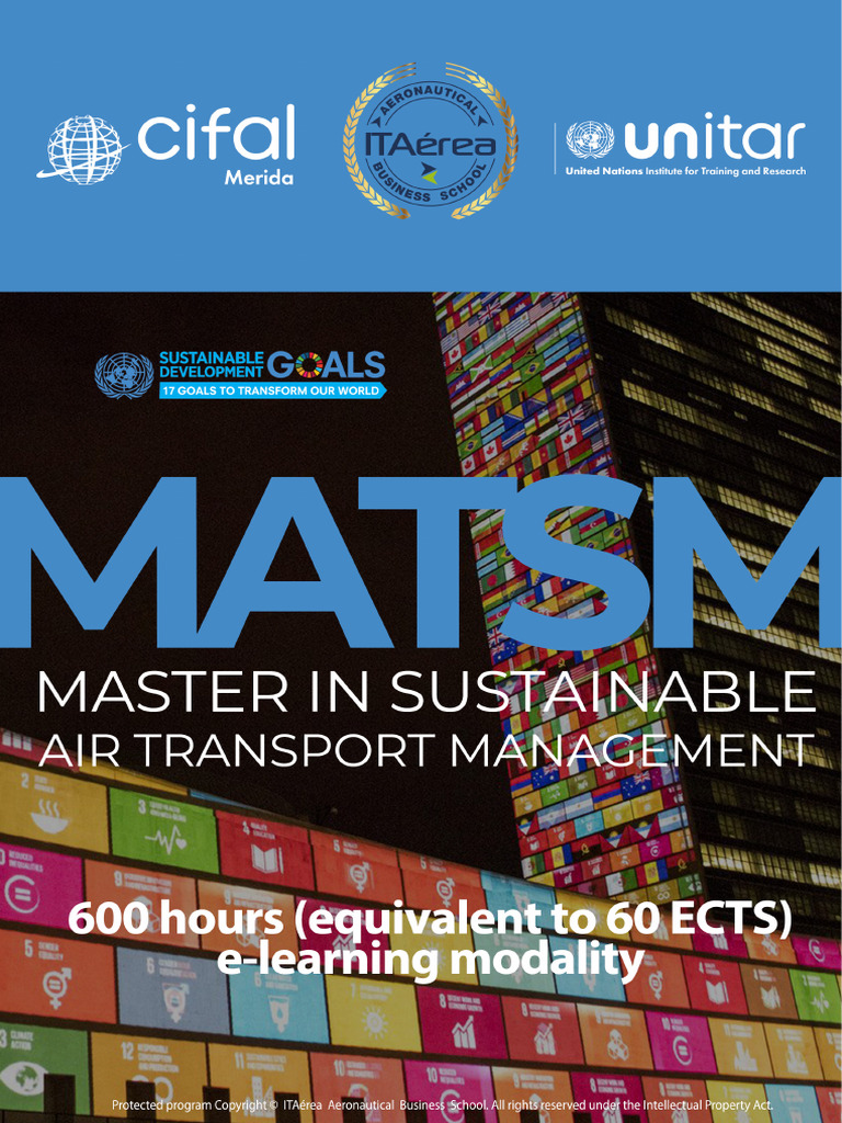 Master in Sustainable Air Transport Management Matsm 2024 | PDF ...