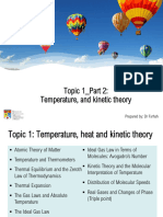 Chapter 1 - Temperature and Kinetic Theory Part 2