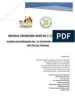 MODUL EKONOMI KERTAS 1 JPNPP 2021