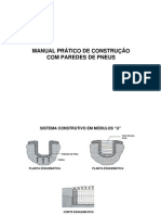 Construção de paredes com pneus