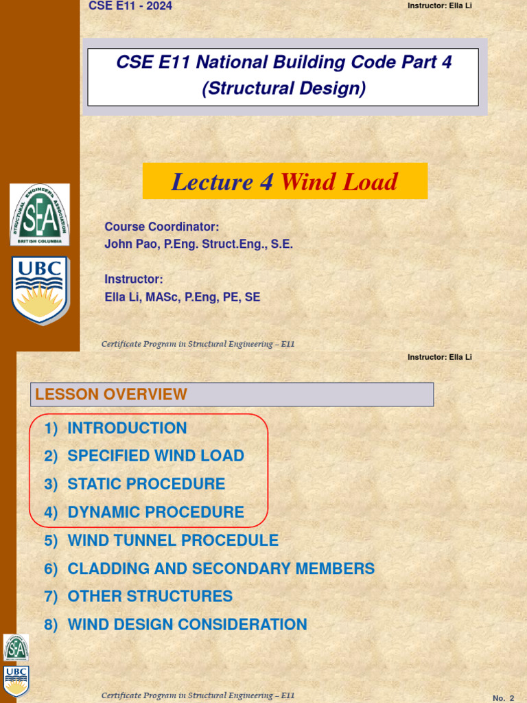 Wind Load Design in Structural Engineering | PDF | Force | Wound