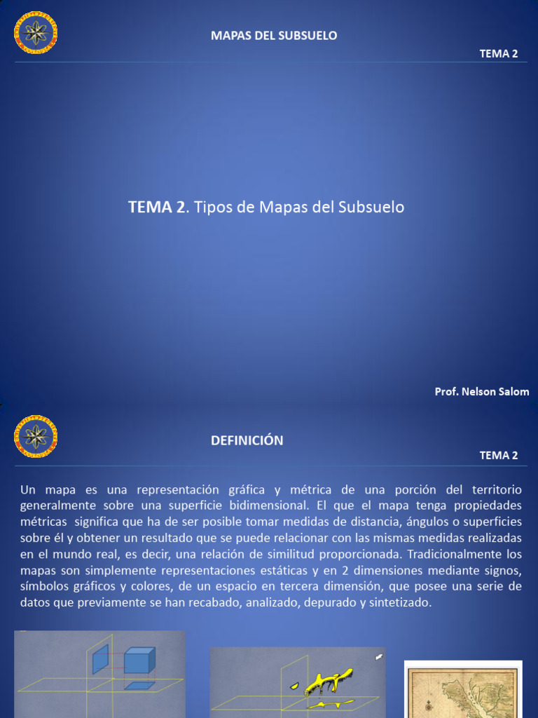 Mapas Del Subsuelo Temas 2 3 Pdf Mapa Depósito De Petróleo