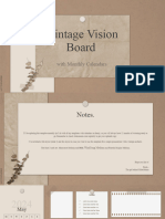 Vintage Vision Board SlidesMania