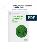 Textbook Ebook Lacan and The Environment 1St Edition Clint Burnham All Chapter PDF