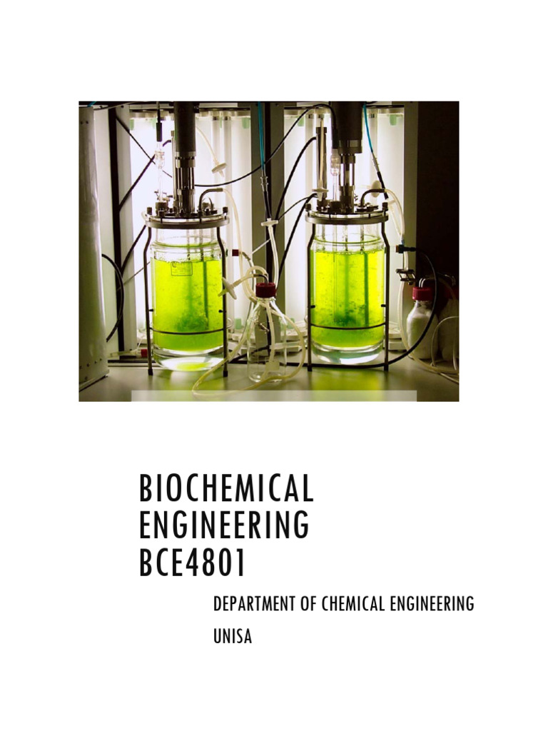 Biochemical Engineering Module Overview | PDF | Enzyme | Cofactor ...