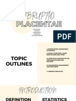 Abruptio Placenta