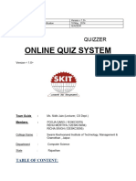 Online Quiz System