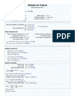 Design of Purlins