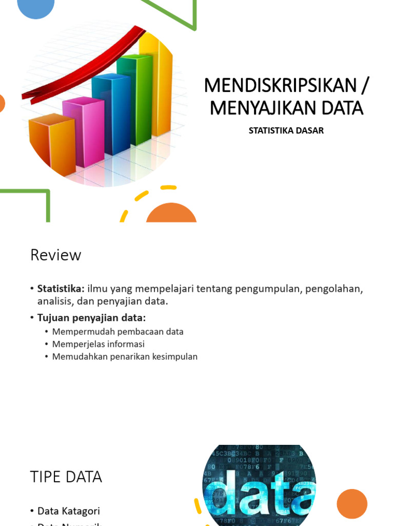 Panduan Penyajian Data Statistika | PDF