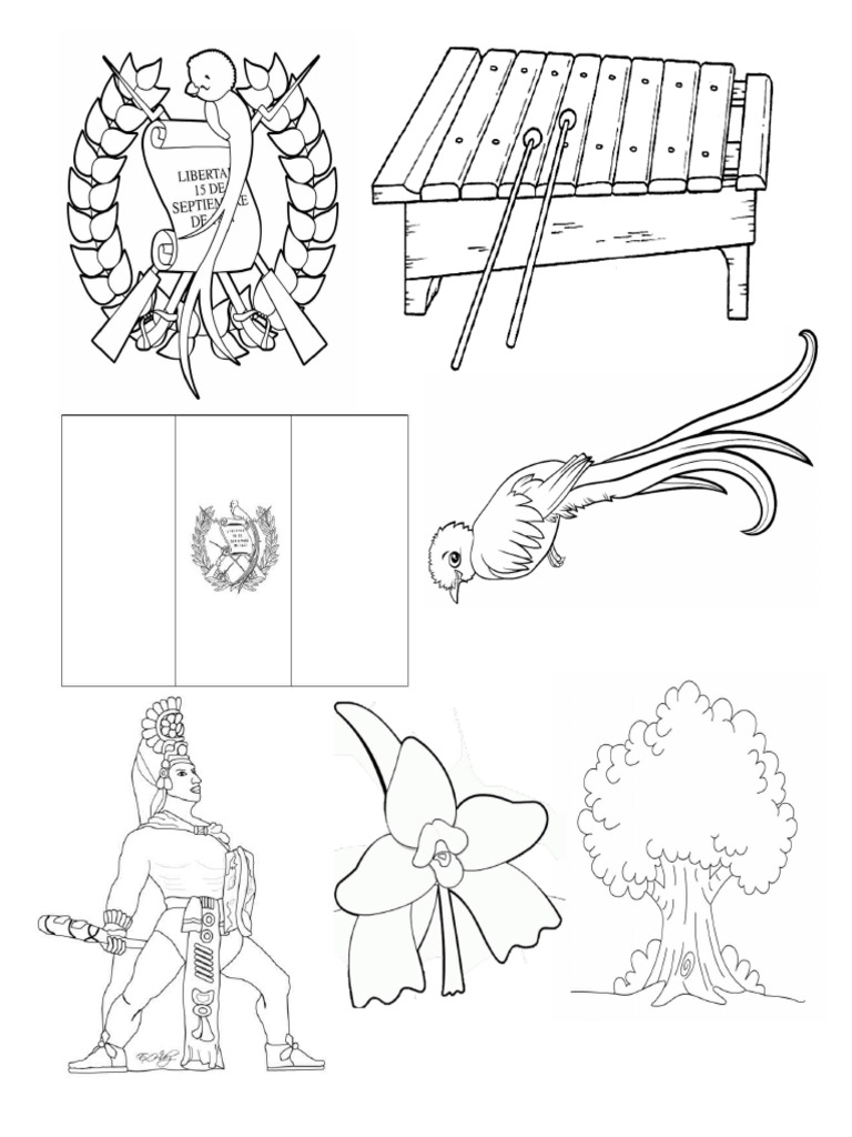 Lamina De Los Simbolos Patrios