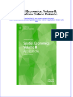 Textbook Ebook Spatial Economics Volume Ii Applications Stefano Colombo All Chapter PDF