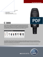 AKG C3000 Brochure - 2009