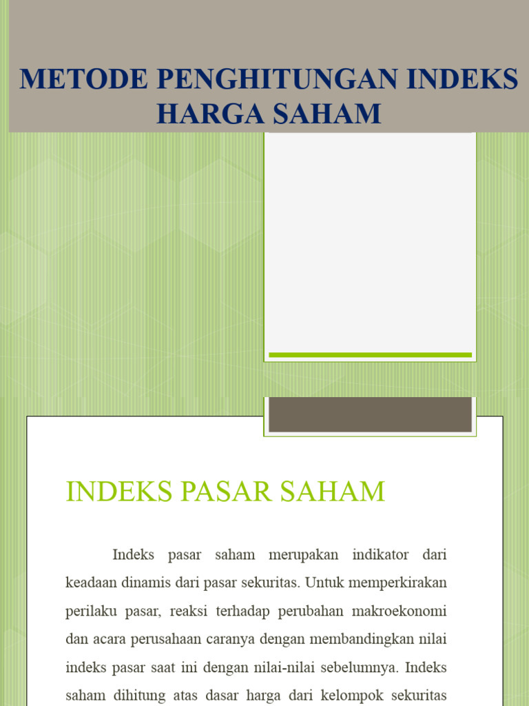 Mengungkap Rahasia Angka Bergerak di Bursa, Panduan Indeks Saham Indonesia