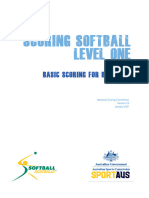 Scoring Softball 1