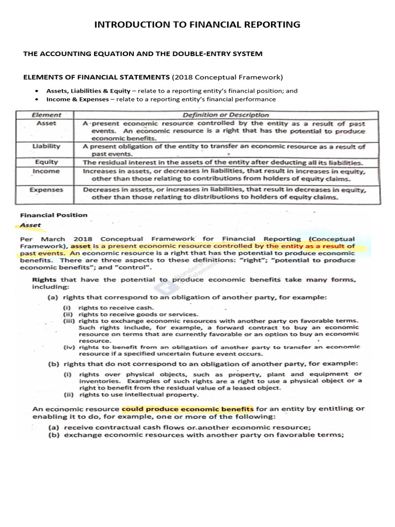 Financial Reporting Basics Explained | PDF