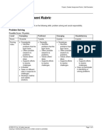 Graded Assignment Rubric: Self-Evaluation