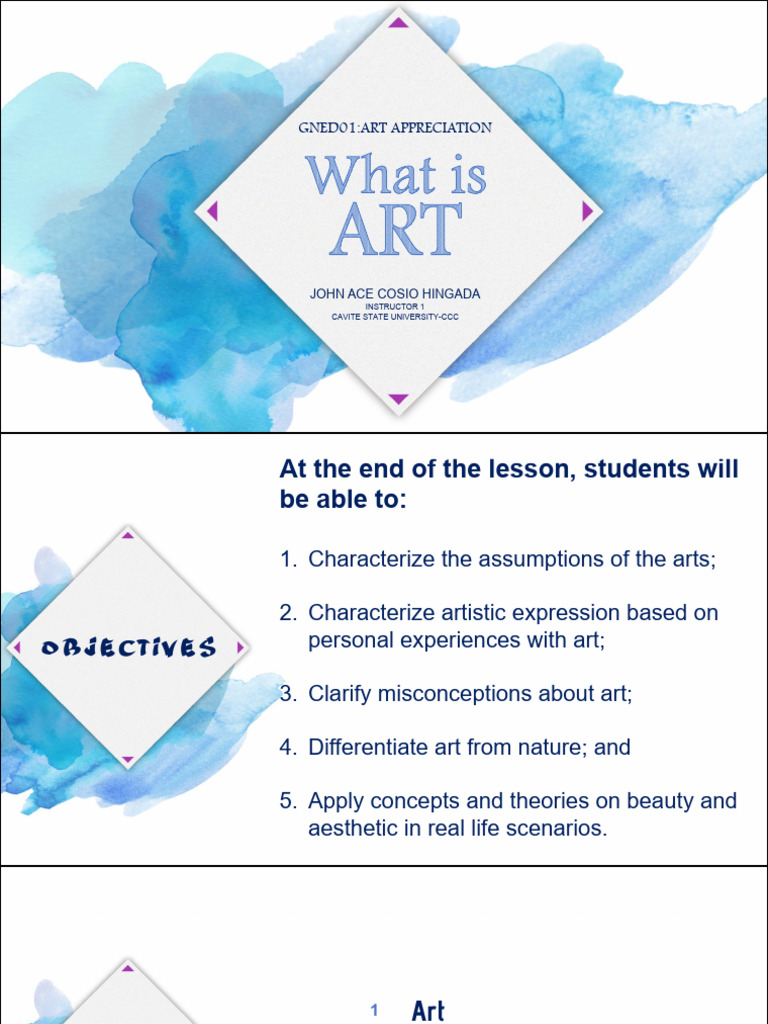 Art Appreciation Course Overview | PDF | Imagination | Idea