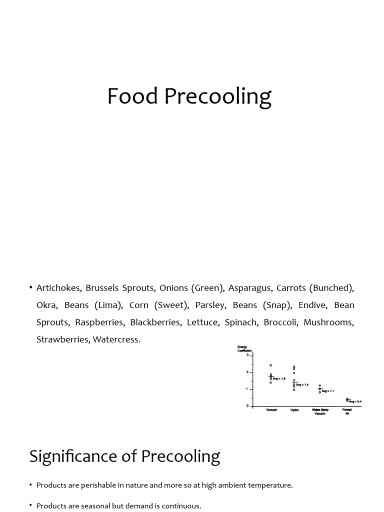 Food Precooling | PDF | Refrigeration | Humidity
