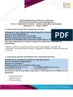 Guía para El Desarrollo Del Componente Práctico y Rúbrica de Evaluación - Unidad 1 - Fase 2 - Componente Práctico - Práctica Educativa y Pedagógica