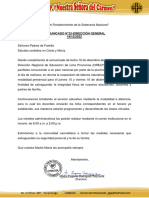 COMUNICADO N°23 PPFF (Suspensión de Clases 15 y 16 Dic)