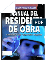 Manual Del Residente de Obra