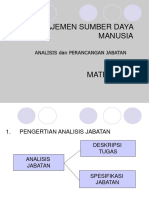 Analisis Perancangan Jabatan