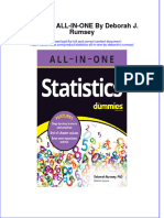 Textbook Ebook Statistics All in One by Deborah J Rumsey All Chapter PDF