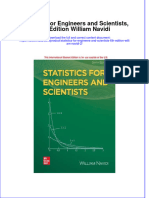 Textbook Ebook Statistics For Engineers and Scientists 6Th Edition William Navidi 2 All Chapter PDF