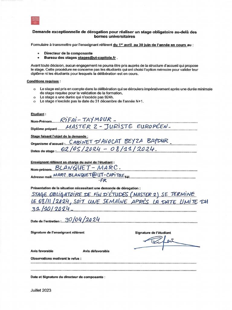Derogation Stage | PDF