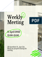 Weekly Meeting: 11 April 2023 12:00-13:00