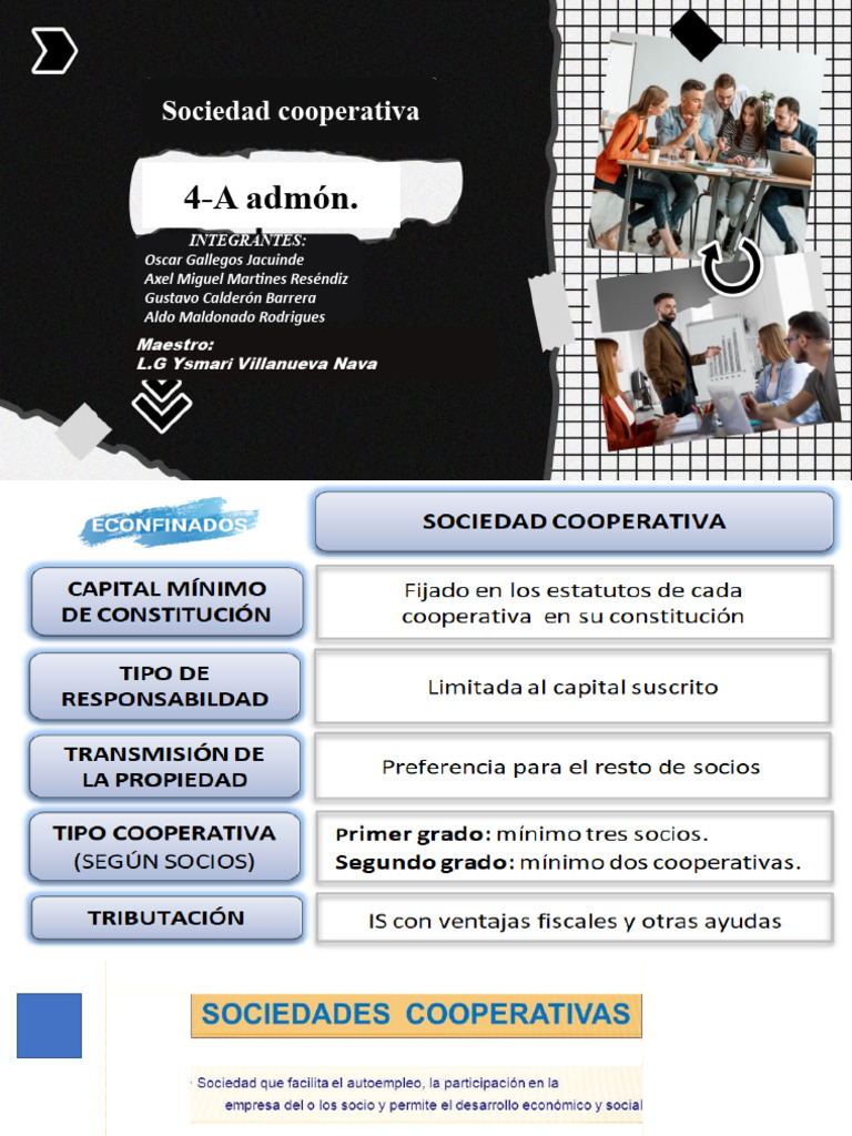 Requisitos para formar una sociedad cooperativa | PDF