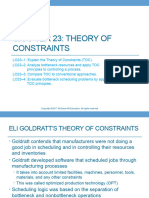 Chap23 - Theory of Constraints