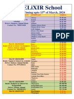 BUS TIMING March 2024