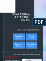 Sifat Terrmal Dan Listrik