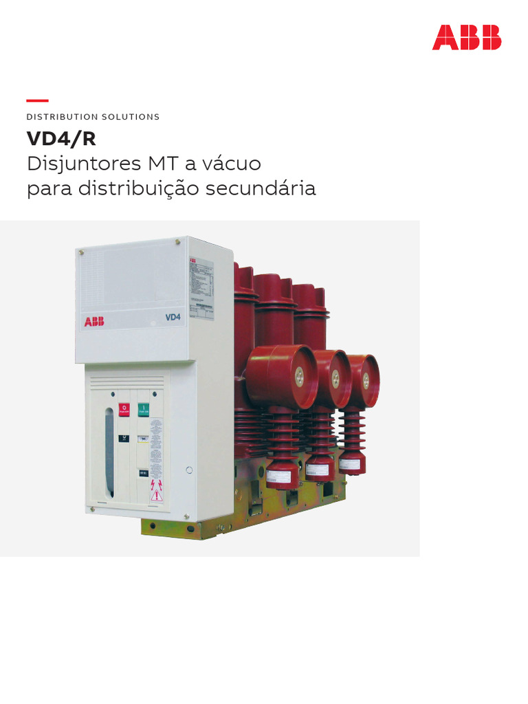 Disjuntores VD4/R para Distribuição Secundária | PDF | Relé | Magnetismo