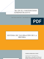 La Prueba en El Contencioso Administrativo - Diana Veronica Attilano Flores