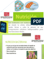 NUTRICION BACTERIANA Y CLASIFICACION DE LAS BACTERIAS SEGUN SU METABOLISMO (1)