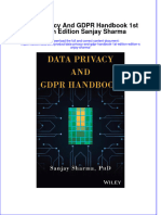 Textbook Ebook Data Privacy and GDPR Handbook 1St Edition Edition Sanjay Sharma All Chapter PDF