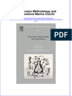 Textbook Ebook Data Fusion Methodology and Applications Marina Cocchi All Chapter PDF
